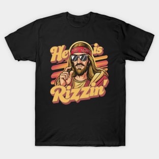 He is Rizzin funny Jesus T-Shirt